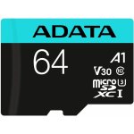 ADATA MicroSDXC 64 GB AUSDX64GUI3V30SA2-RA1 – Zboží Mobilmania