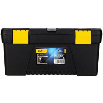 Deli Tools Plastic Tool Box EDL432417 15'' yellow