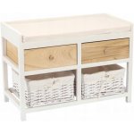 Shabby Chic COU5064/N 4Z a lavicí 34x69x47 cm – Sleviste.cz