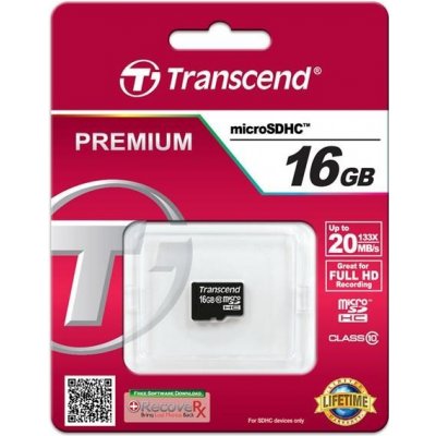 Transcend microSDHC 32 GB Class 10 TS32GUSDC10 – Zboží Mobilmania