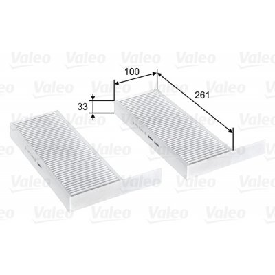 Filtr, vzduch v interiéru VALEO 715808 – Hledejceny.cz