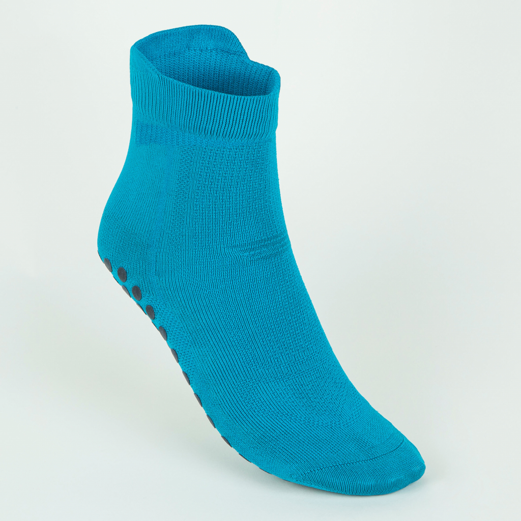 Nabaiji ponožky do bazénu antibakteriální modro-tyrkysové