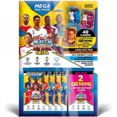 Topps CHAMPIONS LEAGUE EXTRA 2023/24 Mega multipack – Zboží Mobilmania