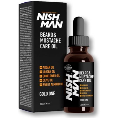Nishman Gold One Beard Oil 30 ml – Zboží Mobilmania