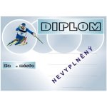 VIZINGR Lyžování diplom A4 č.6 Lyže č.6 BEZ TEXTU – Hledejceny.cz
