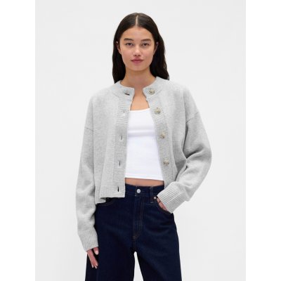 GAP Oversize kardigan CashSoft Šedá – Sleviste.cz