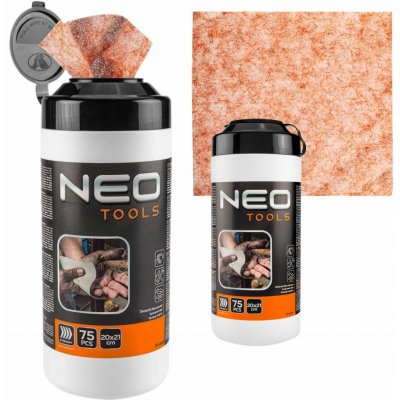 NEO TOOLS Ubrousky čistící, abrasiv, 75 ks, 20x21cm, 10-408 – Zboží Dáma