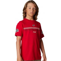 Fox Yth Efekt Ss Tee Flame Red