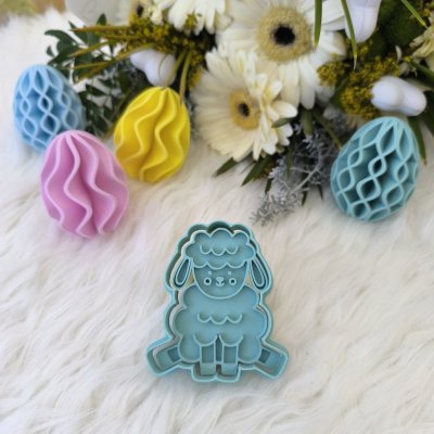 Vykrajovátko s razítkem Ovečka sedící | Velikonoční dárkové sady – Hledejceny.cz