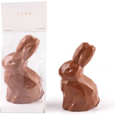 Čokoládovna Lyra figurka zajíčka z mléčné čokolády 50 g – Zboží Dáma