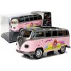 Auta, bagry, technika Lean Toys Prázdninové autobusové jaro s napínacími světly zní růžově