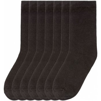 PEPPERTS Dívčí ponožky BIO 7 párů černá