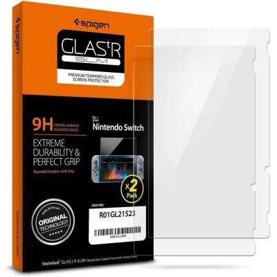 Spigen Glas.tR Slim 2 pack ochranné sklo Nintendo Switch – Hledejceny.cz