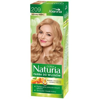 Joanna Naturia Color barva na vlasy 209 Béžová blond 100 g