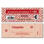 Baloušek Tisk ET300 Bločková vstupenka 1-100 – Zboží Dáma