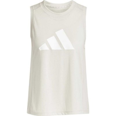 adidas TRAIN ESSENTIALS TRAINING TANK TOP Dámské tílko béžová – Sleviste.cz