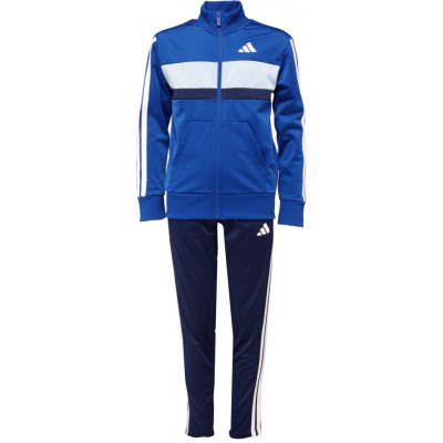 adidas dětská souprava 3-Stripes Tiberio modrá bílá tmavě modrá – Zboží Mobilmania