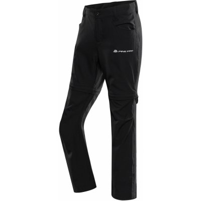 Alpine Pro Nesco 2 Dětské outdoorové kalhoty odepínatelné KPAE371 černá – Zboží Mobilmania