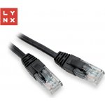 Lynx CS LX-UTP5E-200-BLACK UTP patch Cat5e PVC CCA 20m černý – Zboží Živě