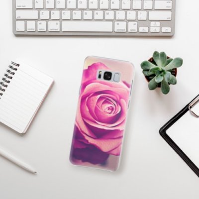Pouzdro iSaprio - Pink Rose - Samsung Galaxy S8 – Zbozi.Blesk.cz