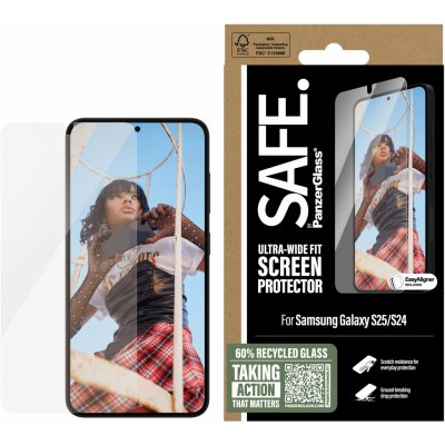 PanzerGlass SAFE Samsung Galaxy S25/S24 s instalačním rámečkem SARNUWFG38388 – Hledejceny.cz