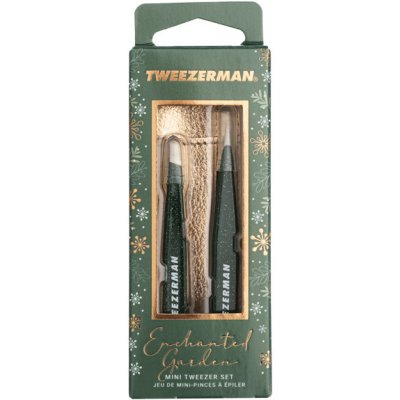 Tweezerman Enchanted Garden Lash Mini Tweezer Set limitovaná sada mini pinzet v pouzdře rose gold – Sleviste.cz