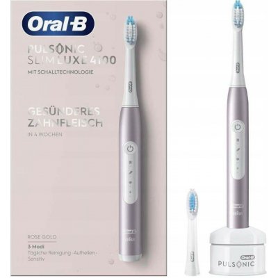 Oral-B Pulsonic Slim Luxe 4100 Rose Gold – Zboží Živě