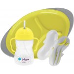 B.Box Sada na krmení Lemon Sherbet (lahev 240 ml, příbor, talířek) – Zboží Mobilmania