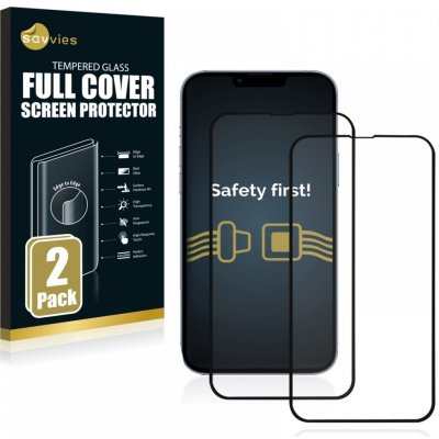 Savvies 2x tvrzené sklo Xtreme Glass 3D Full Cover pro iPhone 14 Plus černé 990343