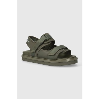 Calvin Klein Jeans sandály Sandal Velcro Np In Mr YM0YM00940 zelené – Zboží Dáma