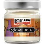 Pentart Barva na sklo nevypalovací 30 ml BÍLÁ – Zboží Dáma