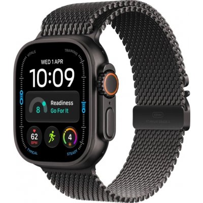 Apple Watch Ultra 4 49mm černý titan s černým titanovým milánským tahem L MJAX4QC/A – Hledejceny.cz