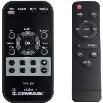 Dálkový ovladač General FOSI Audio DA2120C