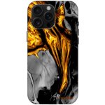 Picasee Fashion Case MagSafe pro Apple iPhone 16 Pro Max - Black Gold – Zboží Mobilmania