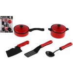 Teddies Sada nádobí 7ks červená – Zbozi.Blesk.cz