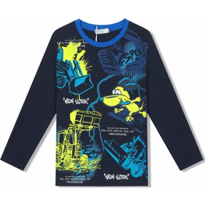 Chlapecké tričko KUGO GC tmavě modrá – Zboží Dáma