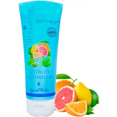 Herbavera citrusy s chmelem sprchový gel v tubě 250 ml