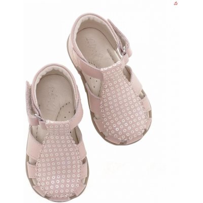 Emel dětské kožené sandálky E1214A-11 růžová