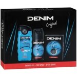 Denim Original pro muže voda po holení 100 ml + sprchový gel 250 ml + deospray 150 ml dárková sada – Sleviste.cz