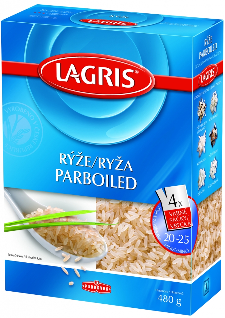 Lagris Rýže parboiled 4 varné sáčky - 480 g od 35 Kč - Heureka.cz