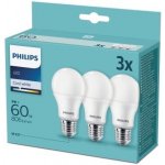 Philips LED žárovka E27 8W 4000K 230V A60 SET3ks P694944 – Sleviste.cz