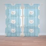 Sablio Záclony Medvídci: 2ks 150x250cm – Hledejceny.cz