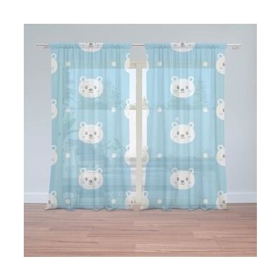Sablio Záclony Medvídci: 2ks 150x250cm – Hledejceny.cz