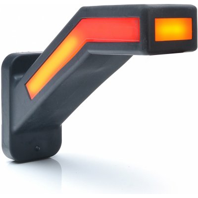 Was Poziční světlo přední bílé, boční oranžové a zadní červené s blinkrem 12V-24V, LED, IP66 – Zboží Mobilmania
