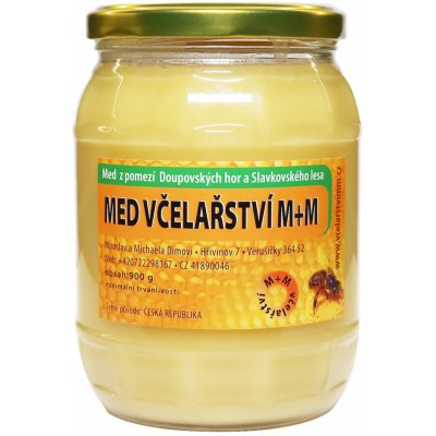 Včelařství M+M med pastový 900 g – Zboží Dáma