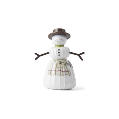 Vánoční porcelánová dekorace Snowwoman 11 cm Kähler – Zboží Dáma