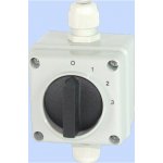 Elektromet Vačkový spínač 0-1-2-3 3P 12A v krytu IP65 Arc E12-63 921263 – Hledejceny.cz
