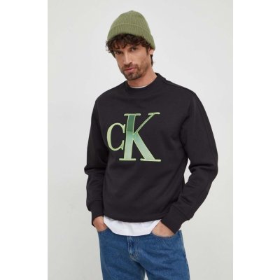 Calvin Klein Jeans černá s aplikací J30J325028 – Zboží Mobilmania