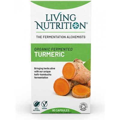 Living Nutrition Fermentovaná bio kurkuma 60 kapslí – Hledejceny.cz