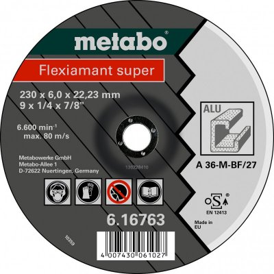 METABO - Flexiamant super 230x6,0x22,23 hliník, SF 27 - 616763000